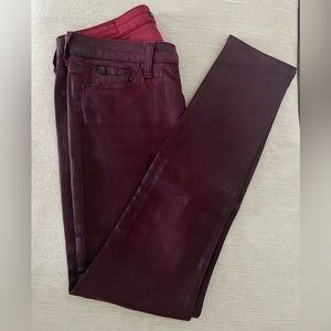 Big Star 1974 Alex skinny jeans in burgundy
